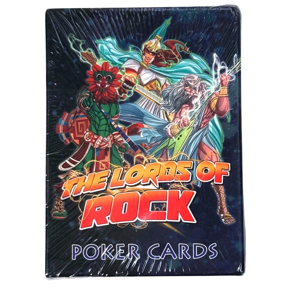SolarFlare Lords of Rock Playing Cards Fantasy Mythology Heavy Metal Poker NEW